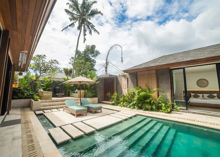 Sunny Side With Private Pool Villa Ubud
